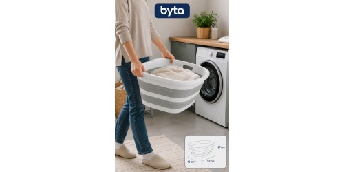 Katlanır Taşıma ve Depolama Sepeti 38 Litre
